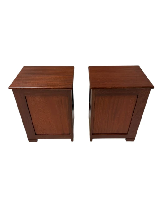 Art Deco Modernist Nightstands by J.A. Muntendam for L.O.V. Oosterbeek, 1920s